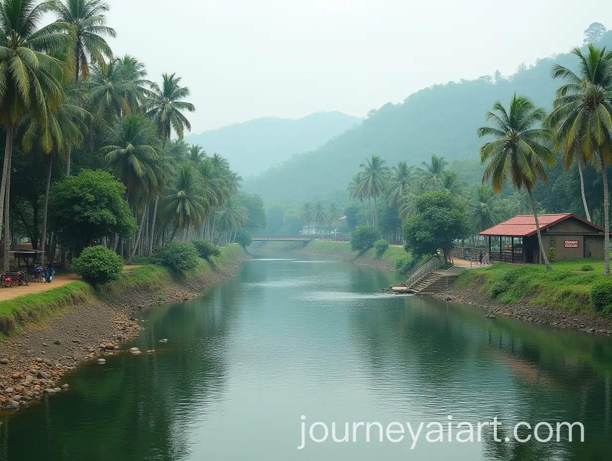 KundamonkadavuAI-Image-Expansion-River-Kerala-Beautification-with-Cycling-Track-Tea-Shops-and-Play-Areas