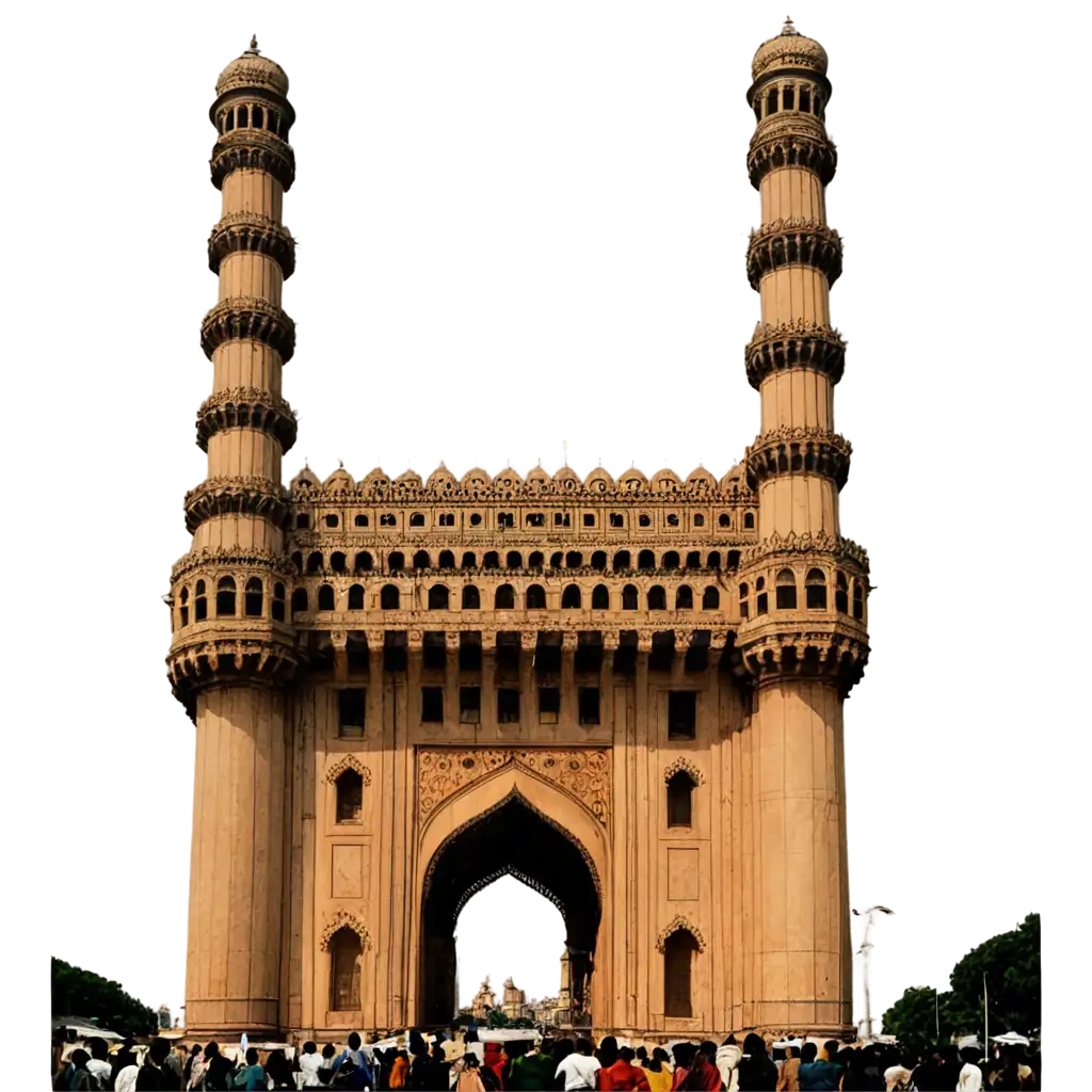 Charminar-PNG-Image-Capturing-the-Majestic-Heritage-of-Hyderabad