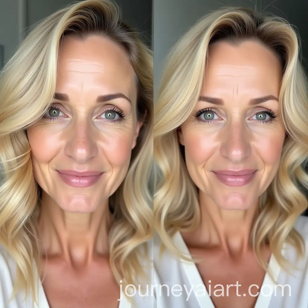 Before-and-After-Transformation-of-a-MiddleAged-Blonde-Woman