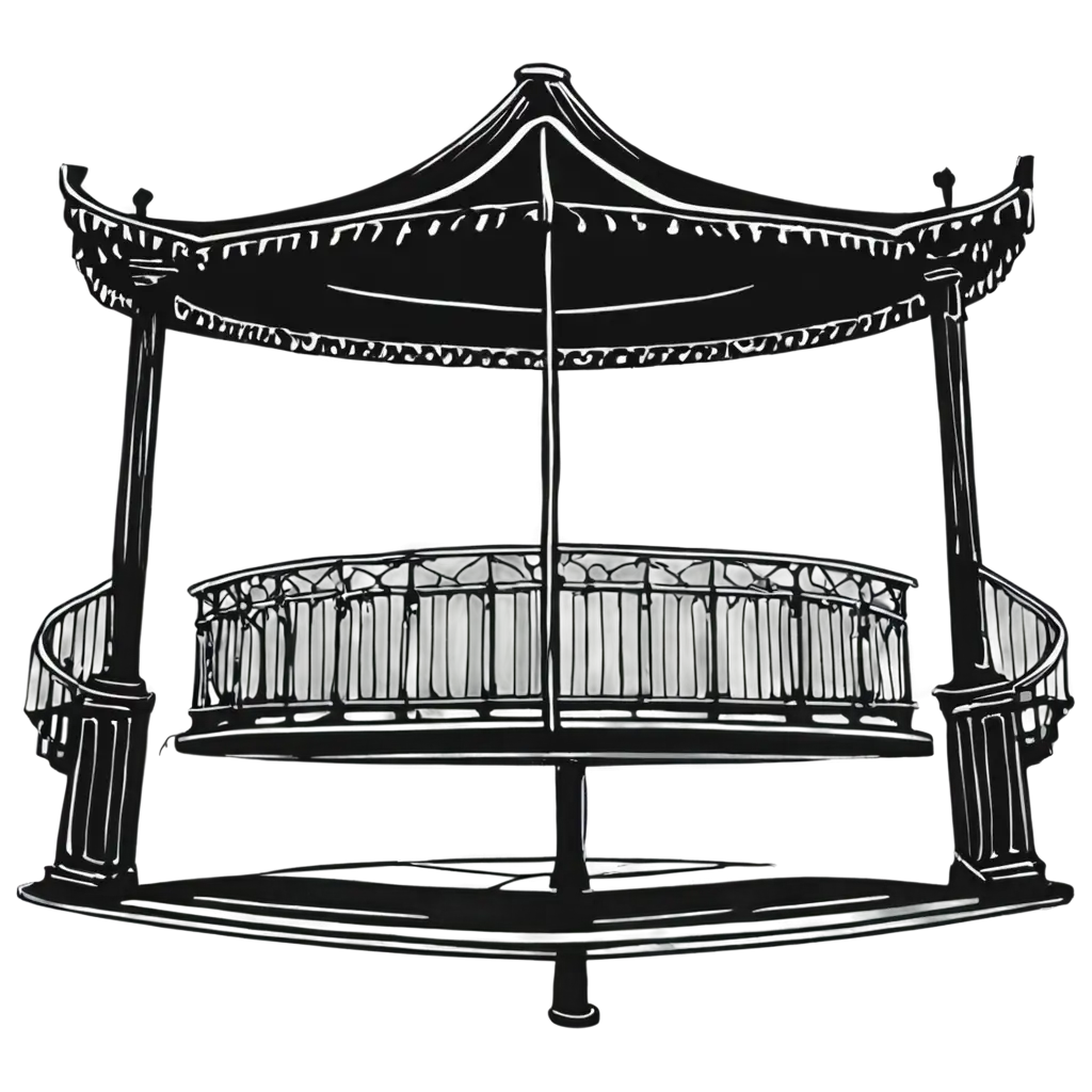 Bandstand-Vector-PNG-Image-Elegant-Design-in-All-Black