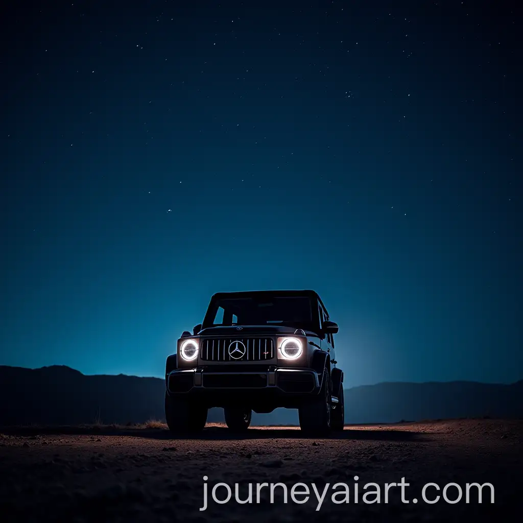 Night-Adventure-with-GClass-Under-Starry-Sky