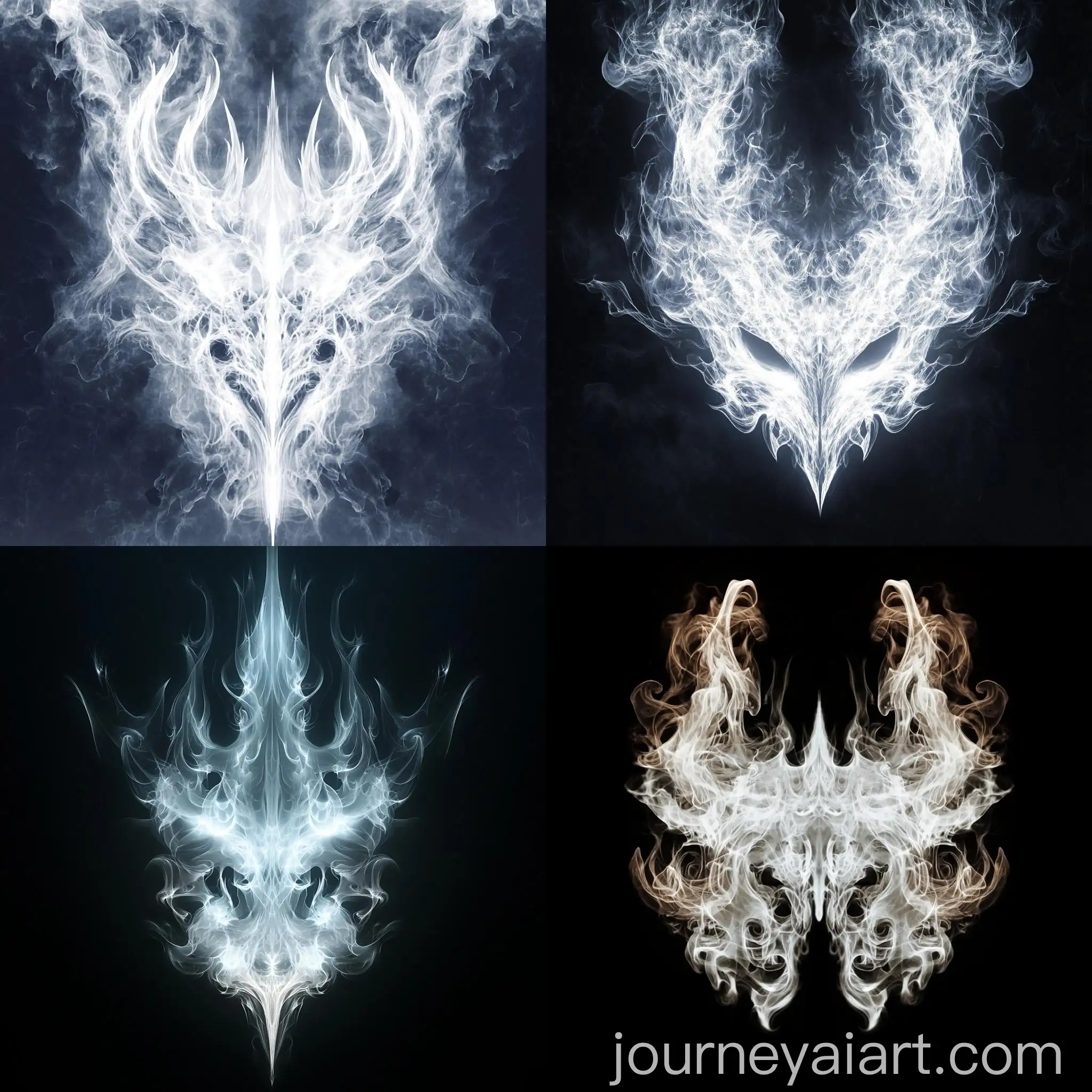Symmetrical-White-Flames-in-Demonic-Style