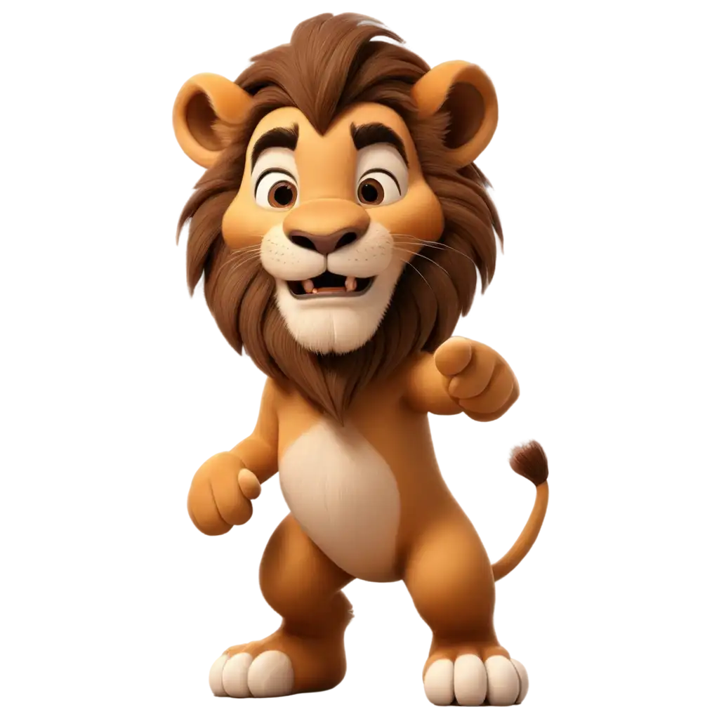 Toon-Lion-PNG-Image-HighQuality-Transparent-Artwork-for-Creative-Projects