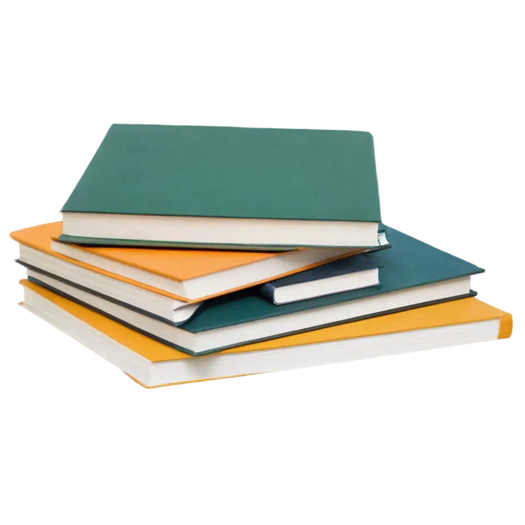 HighQuality-PNG-Image-of-a-Pile-of-School-Textbooks-on-a-Table