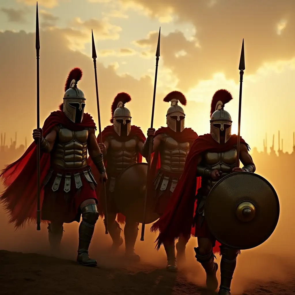 Fierce-Soldiers-with-Spears-in-300-Movie-Style