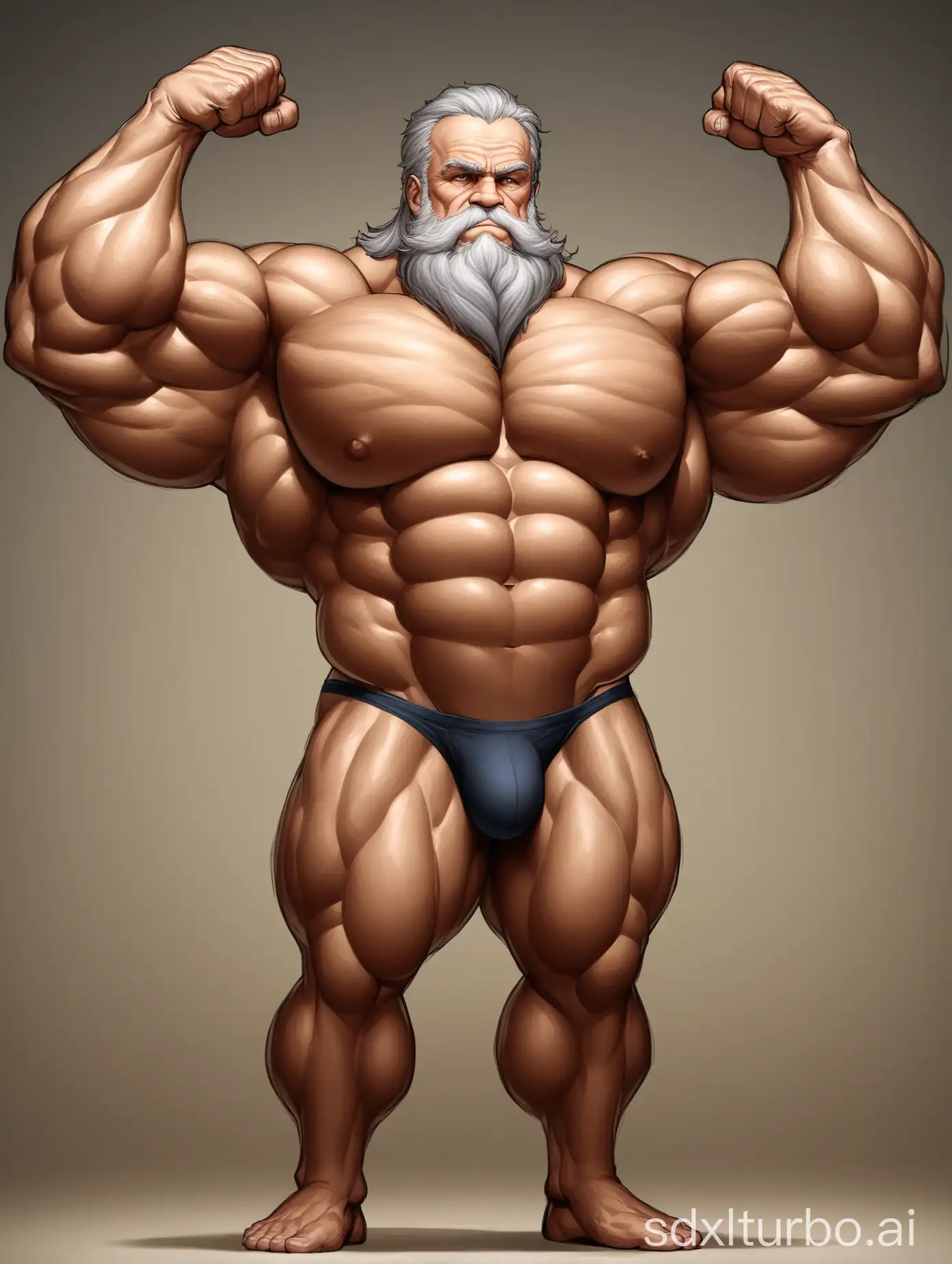 Imposing-Old-Man-Displaying-His-Muscular-Physique