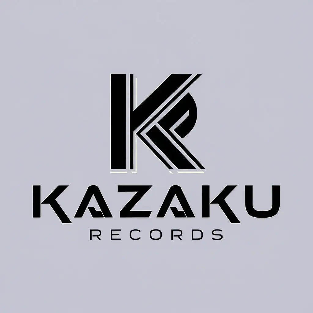 LOGO-Design-For-Kazaku-Records-KR-Symbol-in-Technology-Industry