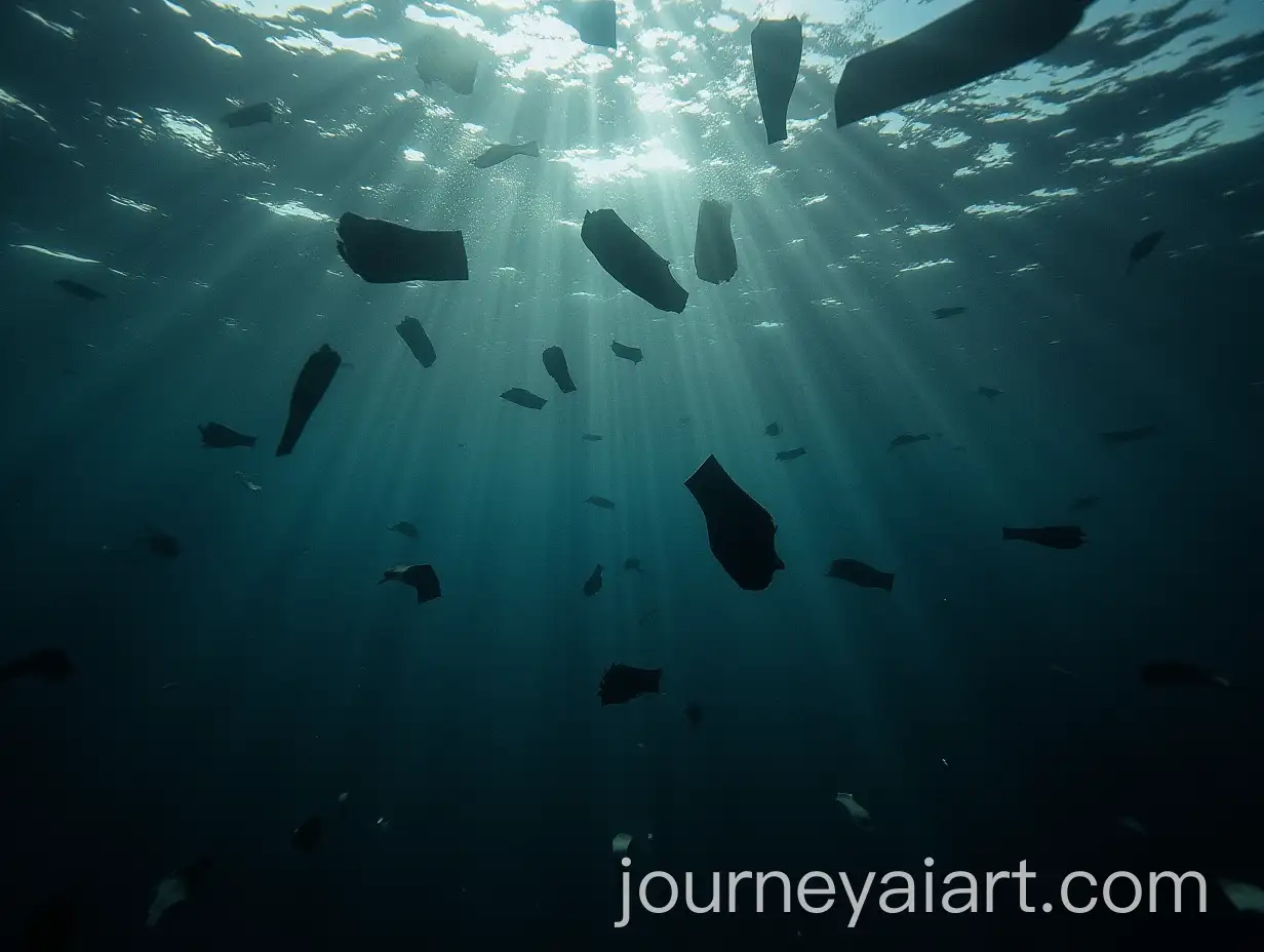 Dark-Turquoise-Shards-Flying-Over-Black-Water