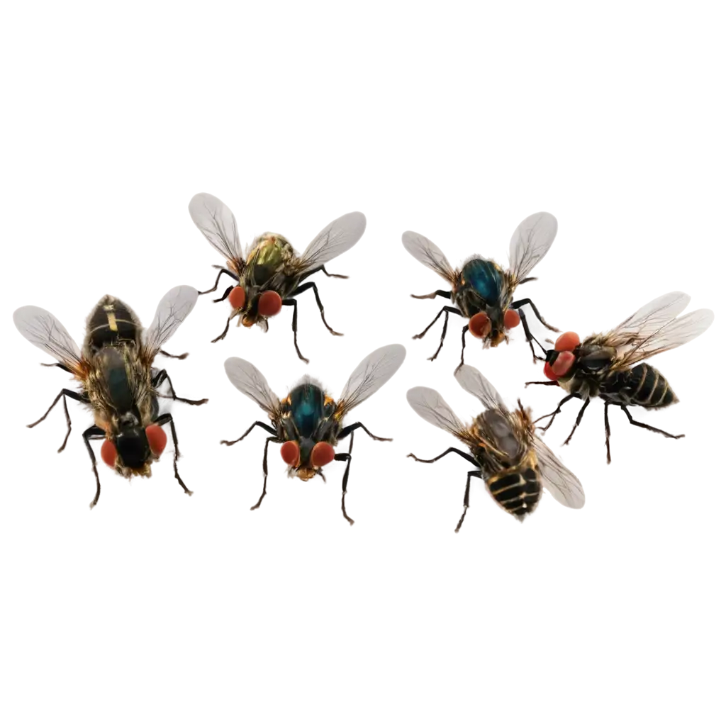 Group-of-Flying-Insects-PNG-Vibrant-Illustration-of-a-Diverse-Swarm