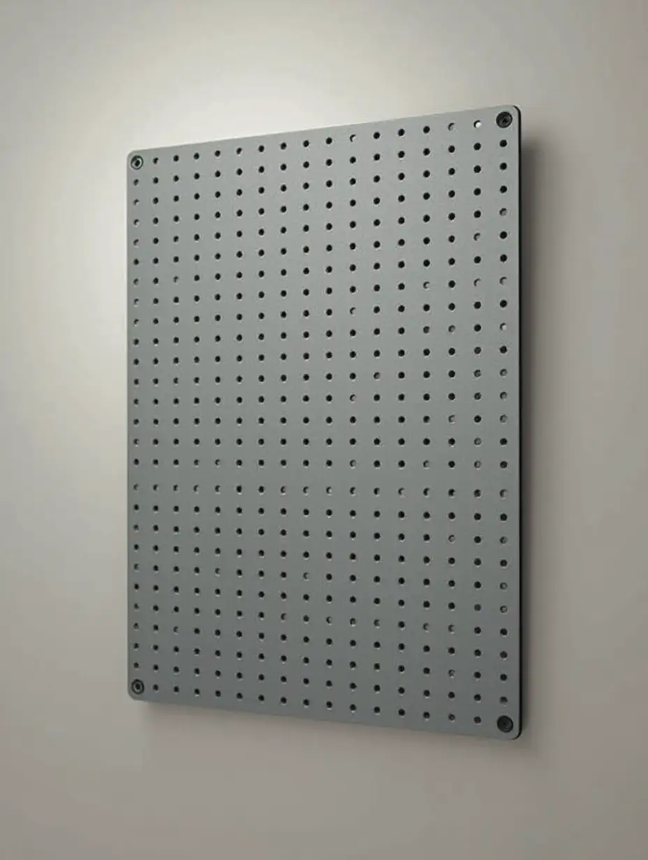 Steel Laboratory peg board image for website product photo