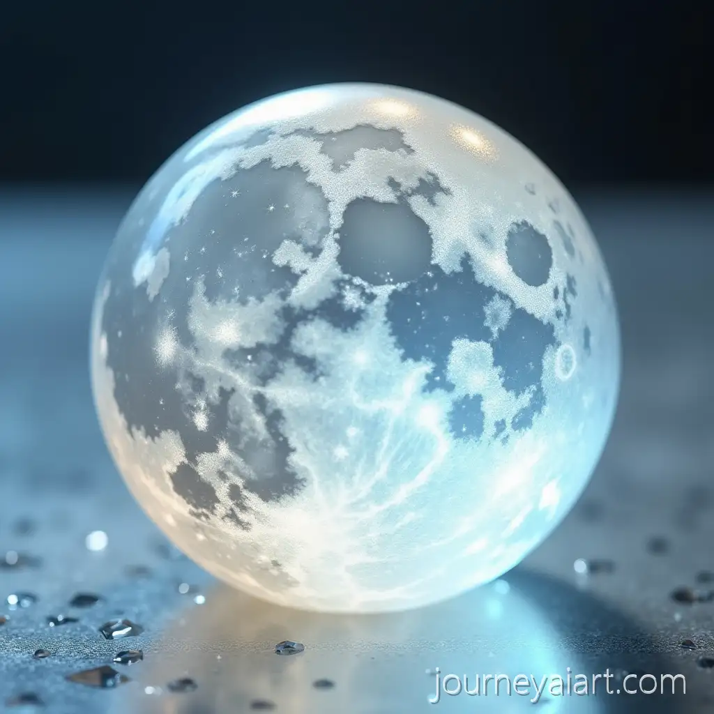 Moonthemed-crystal-cakeHyperDetailed-MoonThemed-Cake-with-Polished-Glass-and-Crystal-Design