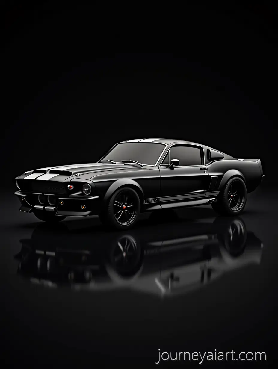 PhotAI-Image-Prompt-Expansionorealistic-1967-Shelby-Mustang-GT-500-Fastback-SuperSnake-in-Matte-Black-with-Sports-Body-Kit