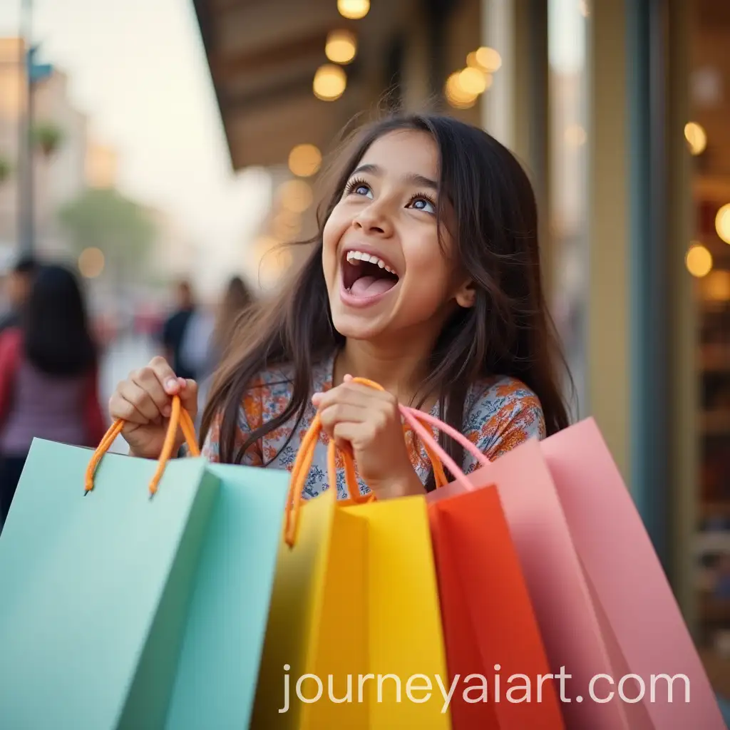 Excited-Indian-Girl-Shopping-with-a-Bag-in-Hand