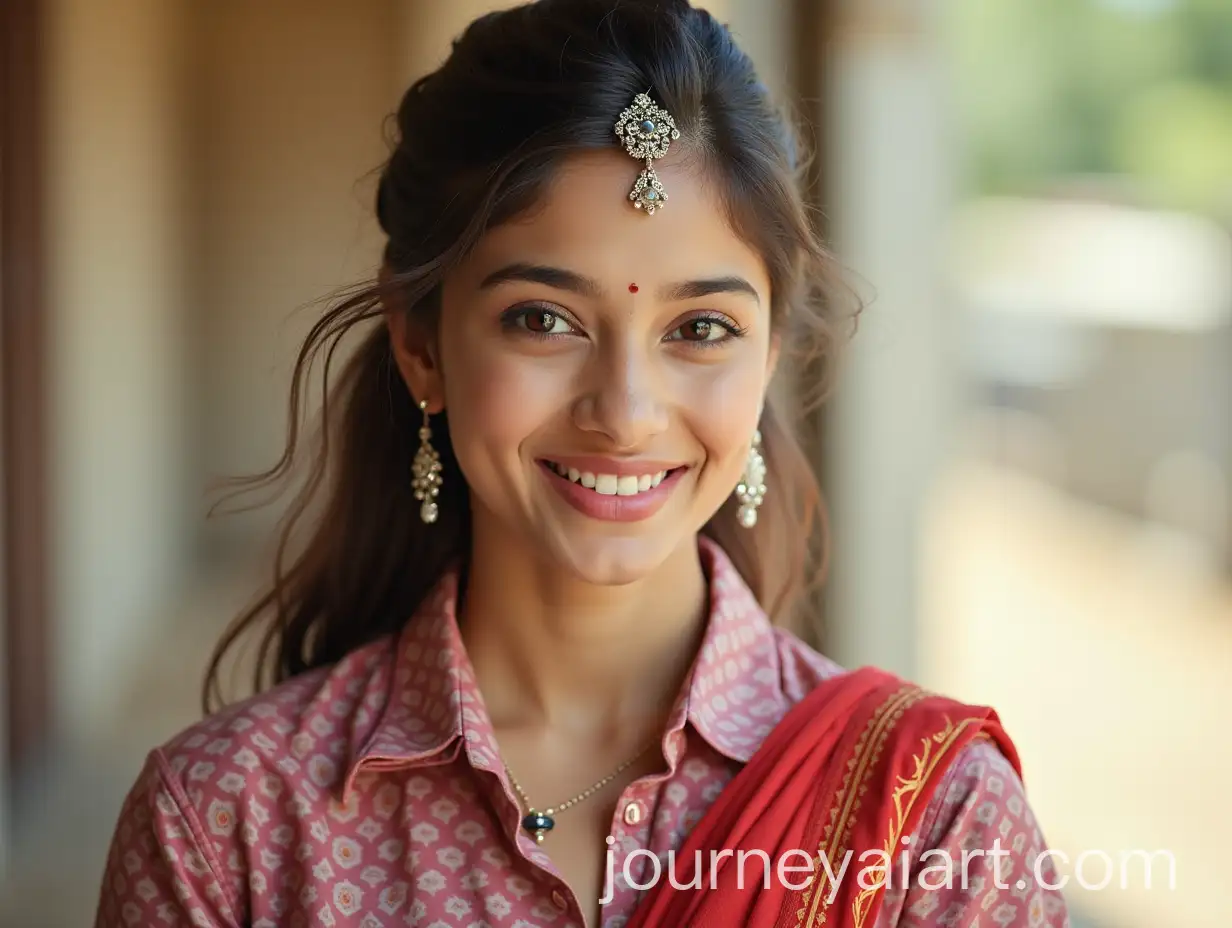 Portrait-of-a-Beautiful-Young-Indian-Teen-Model-in-Natural-Setting