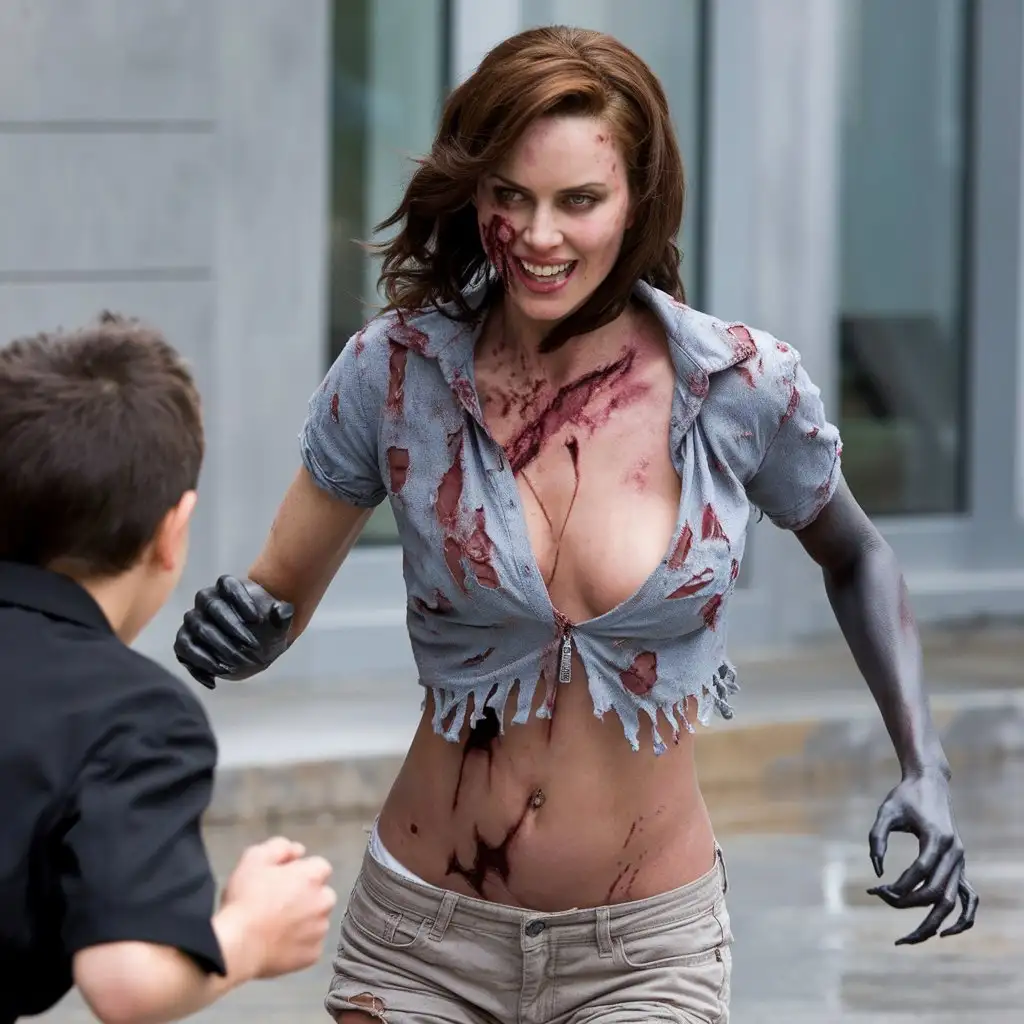 Zombie-Charlize-Theron-Chasing-a-Scared-Boy-in-a-Modern-UHD-Film-Frame