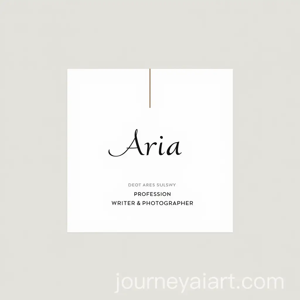 Elegant-Business-Card-Design-with-Calligraphy-Letters-for-Aria-Writer-and-Photographer