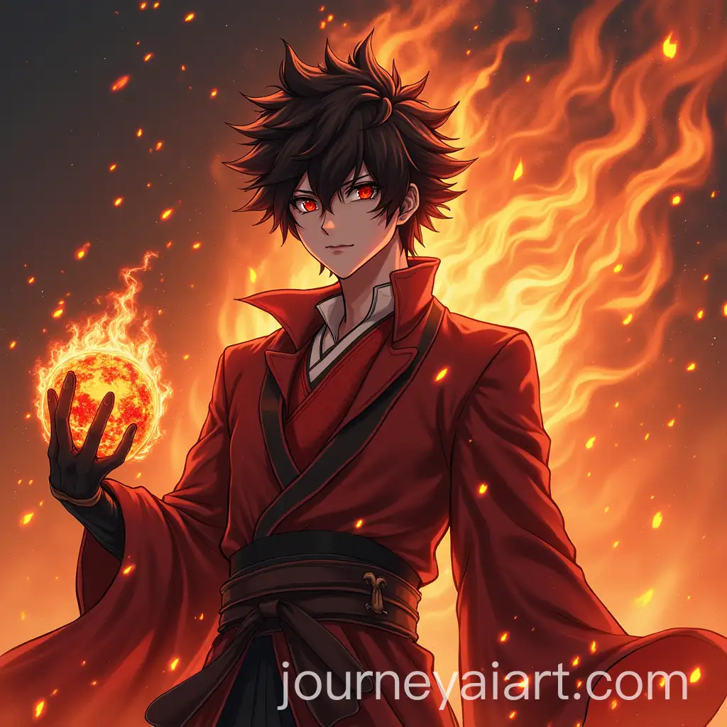 Sukuna-from-JJK-Manipulating-Fireball-Realistic-Art-with-Perfect-Anatomy