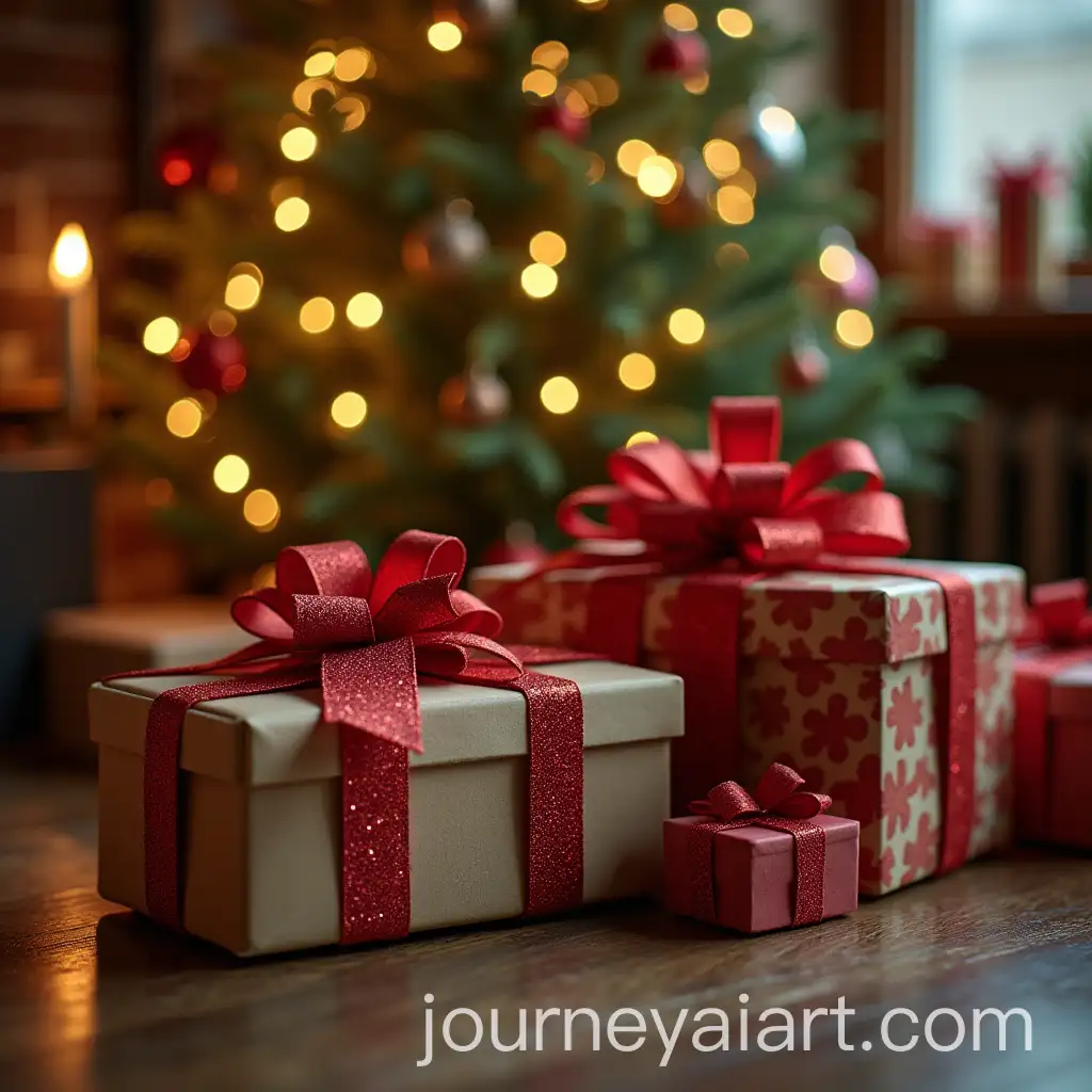 Festively-Decorated-Cargo-Containers-Around-a-Christmas-Tree-with-Soft-Lighting
