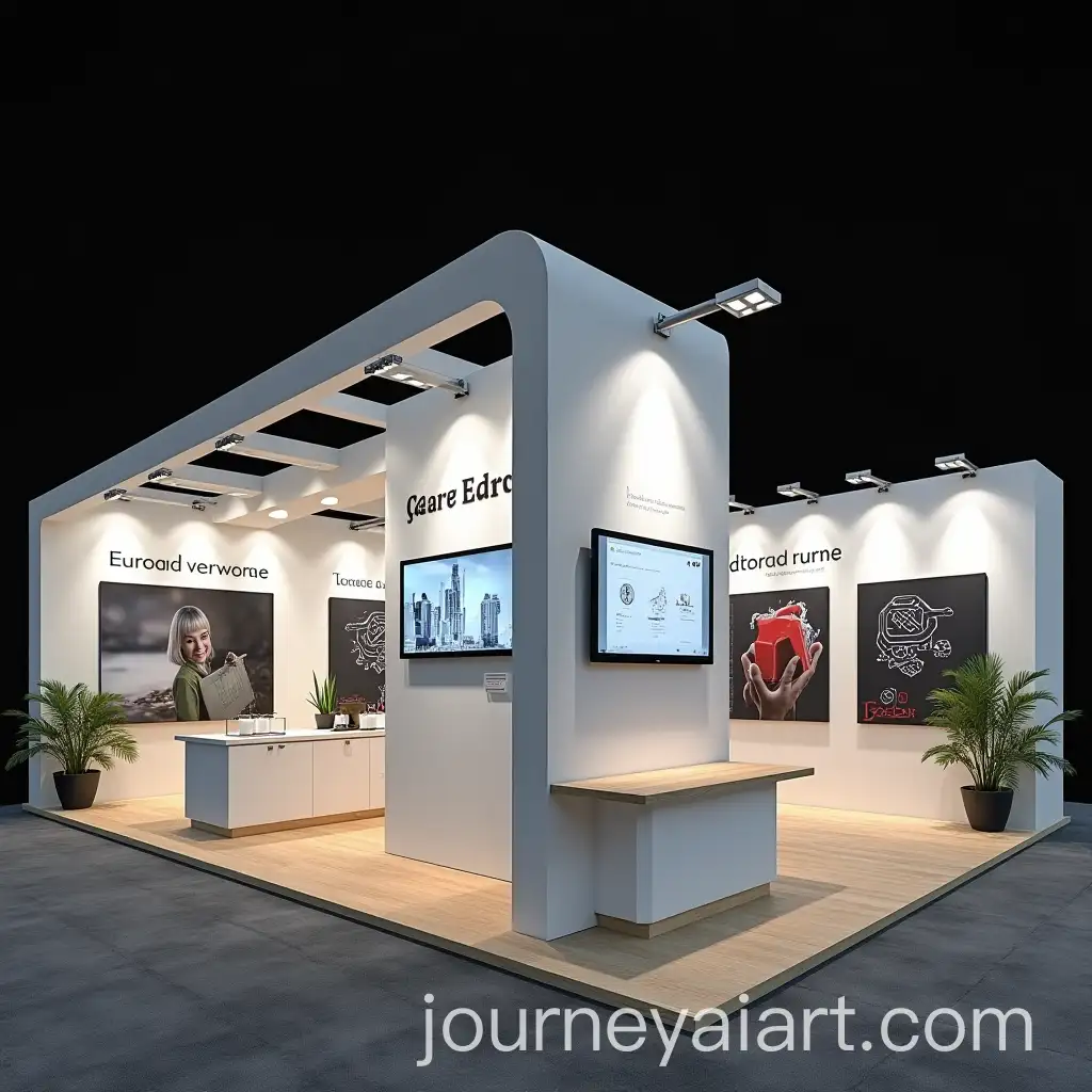 Modern-Exhibition-Booth-DesignAI-Image-Prompt-Expansion-with-9x6-Meter-Dimensions