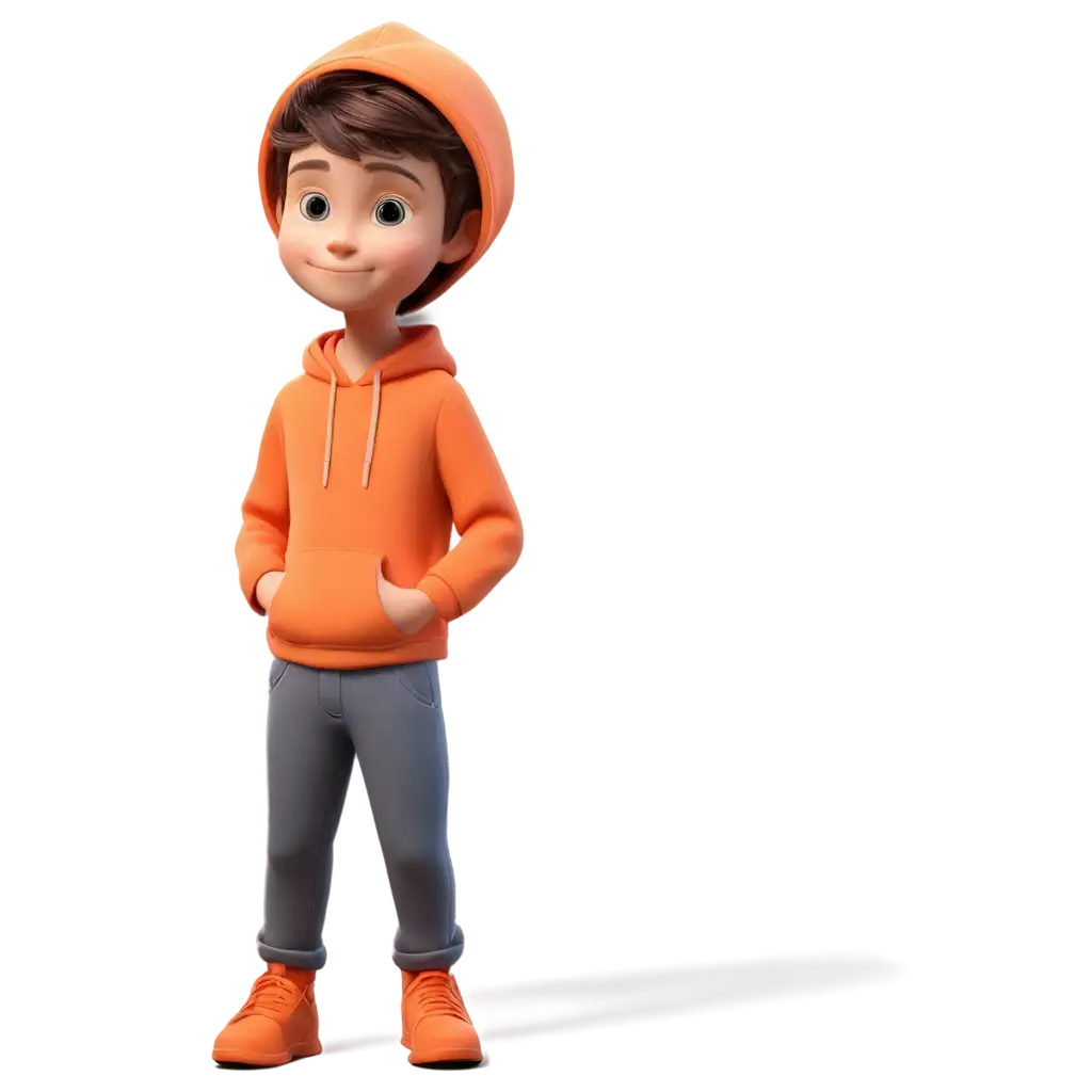 Cute-3D-Baby-Boy-in-Orange-Hoodie-PNG-HighQuality-Image-for-Versatile-Use