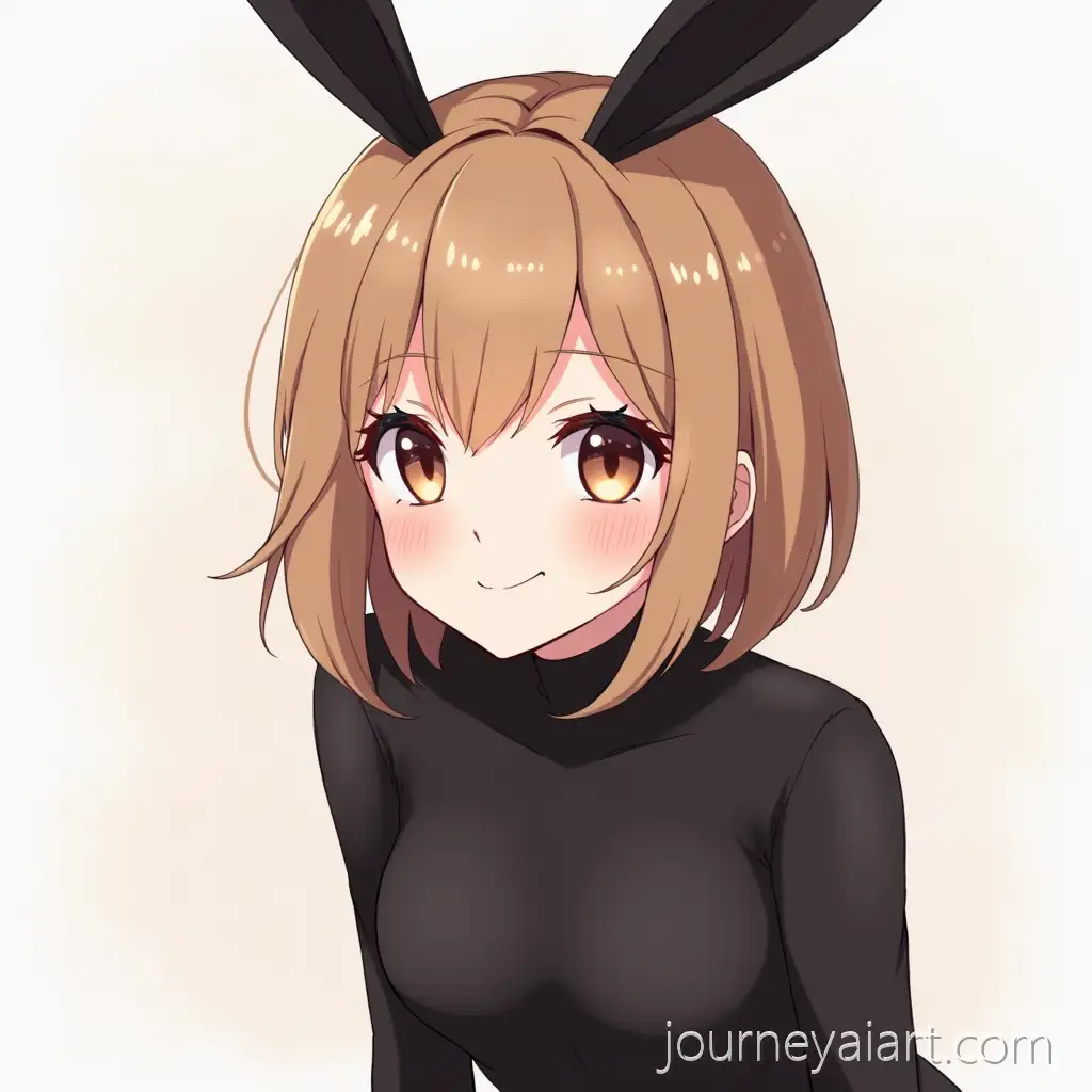 Playful-AnimeInspiredAnimestyle-girl-with-bunny-ears-Girl-with-Bunny-Ears-in-Tight-Black-Suit