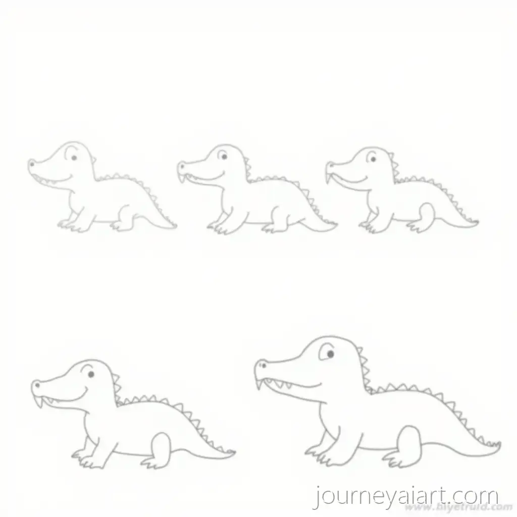 StepbyStep-Cartoon-Baby-AlligatorAI-Image-Prompt-Expansion-Drawing-for-Toddlers
