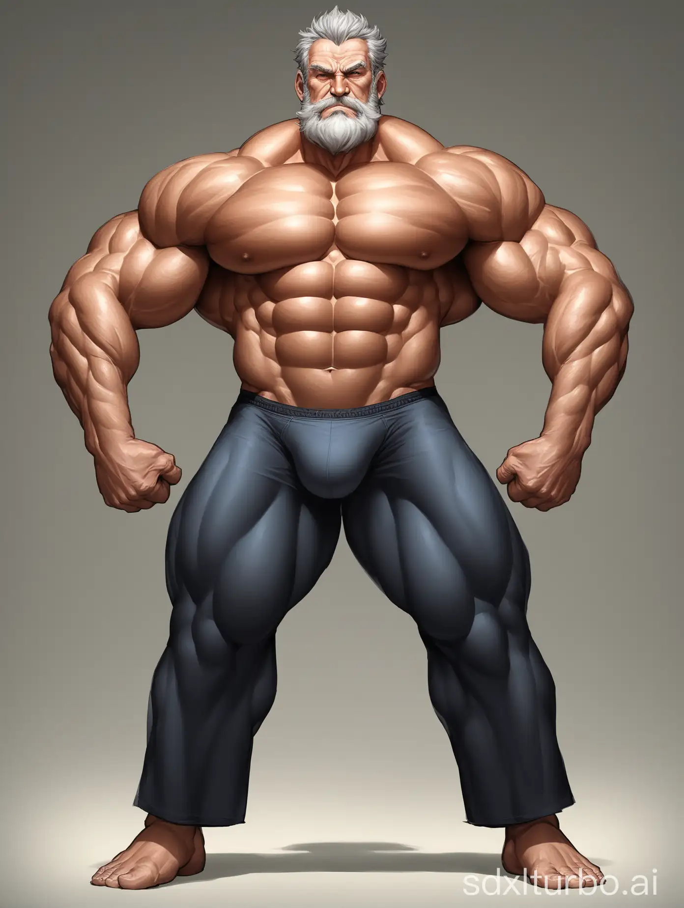 Muscular-Old-Man-Showing-Giant-Biceps-and-Thick-Body