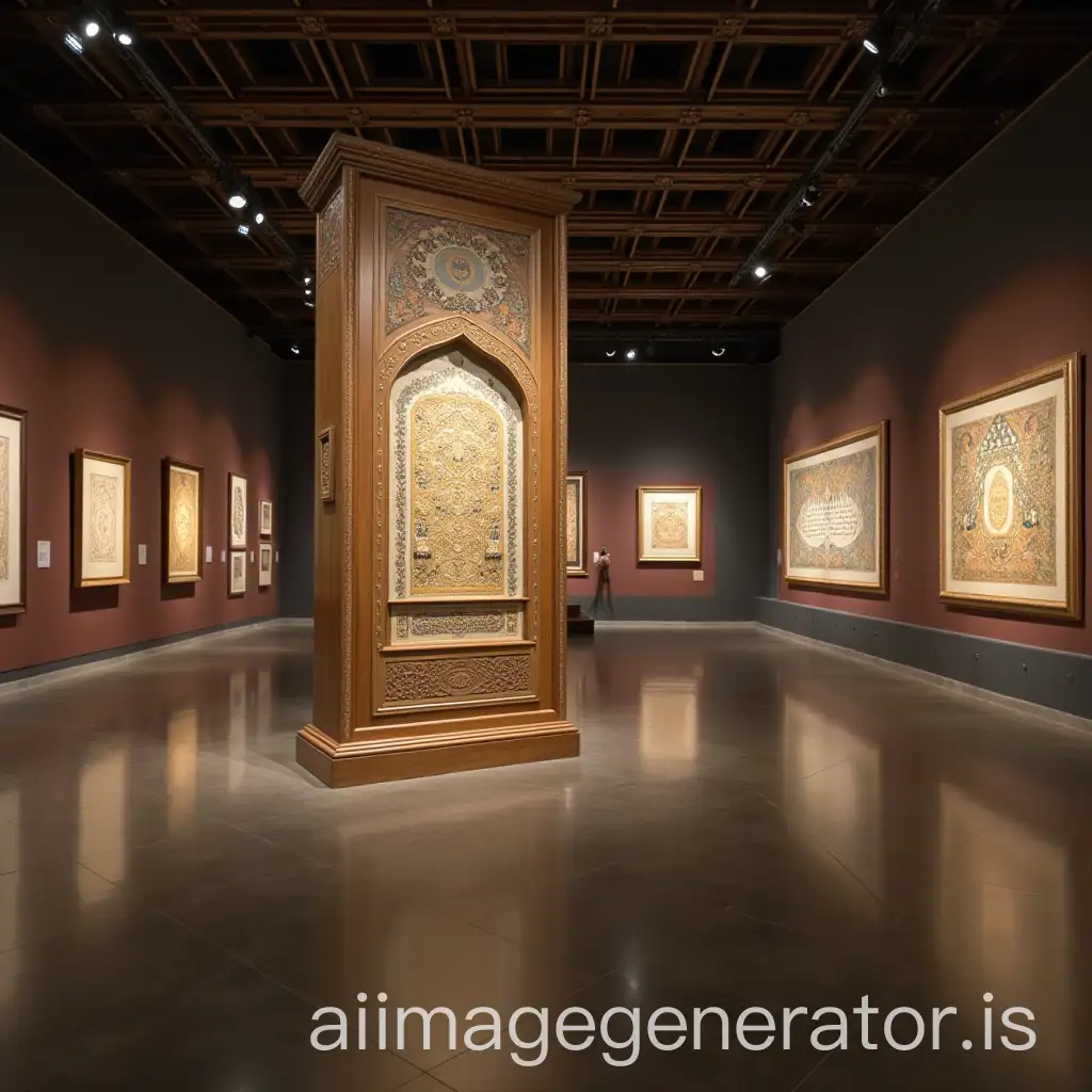 Islamic art museum exhibition in Qatar