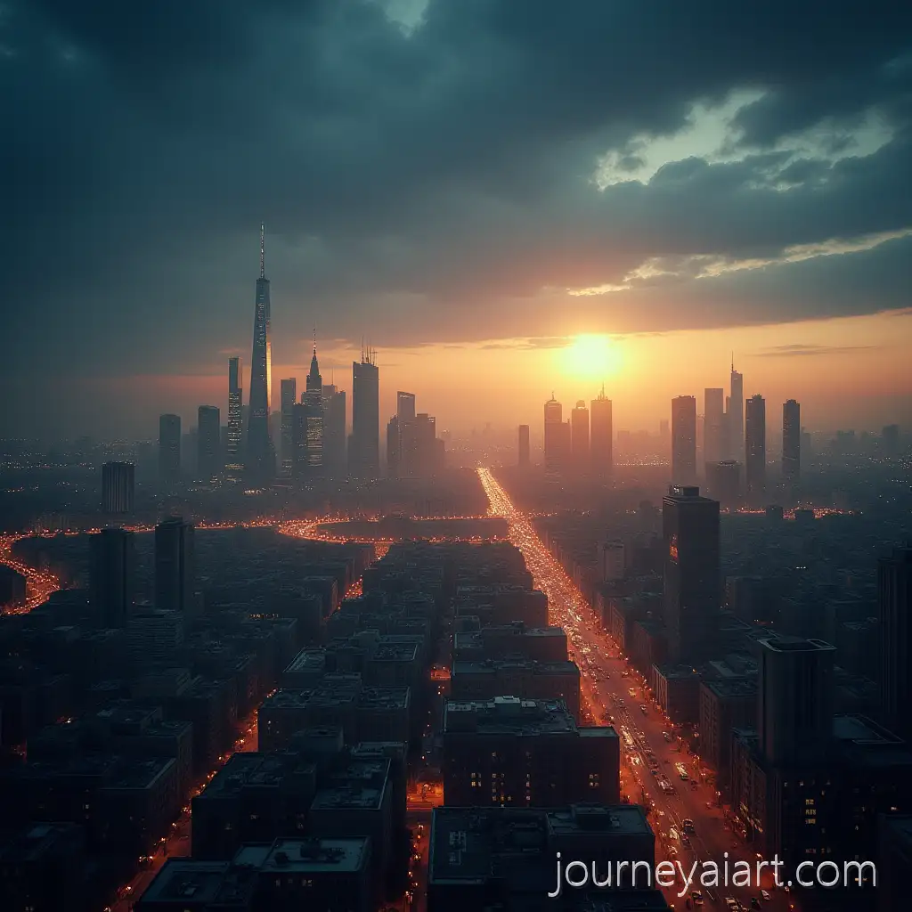 Space-View-of-Kiev-with-Cosmic-Background