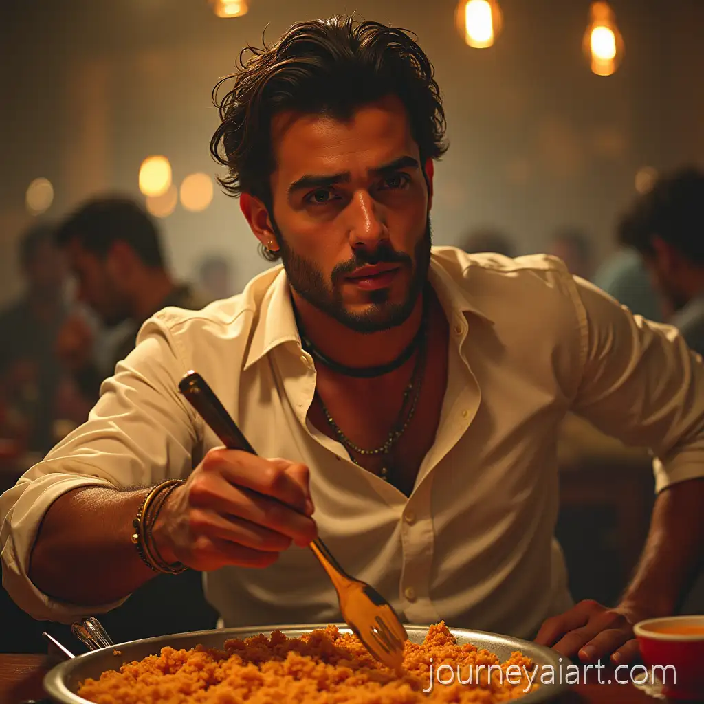 Joyful-Celebration-of-Finding-Food-in-Vibrant-Indian-Street-Scene