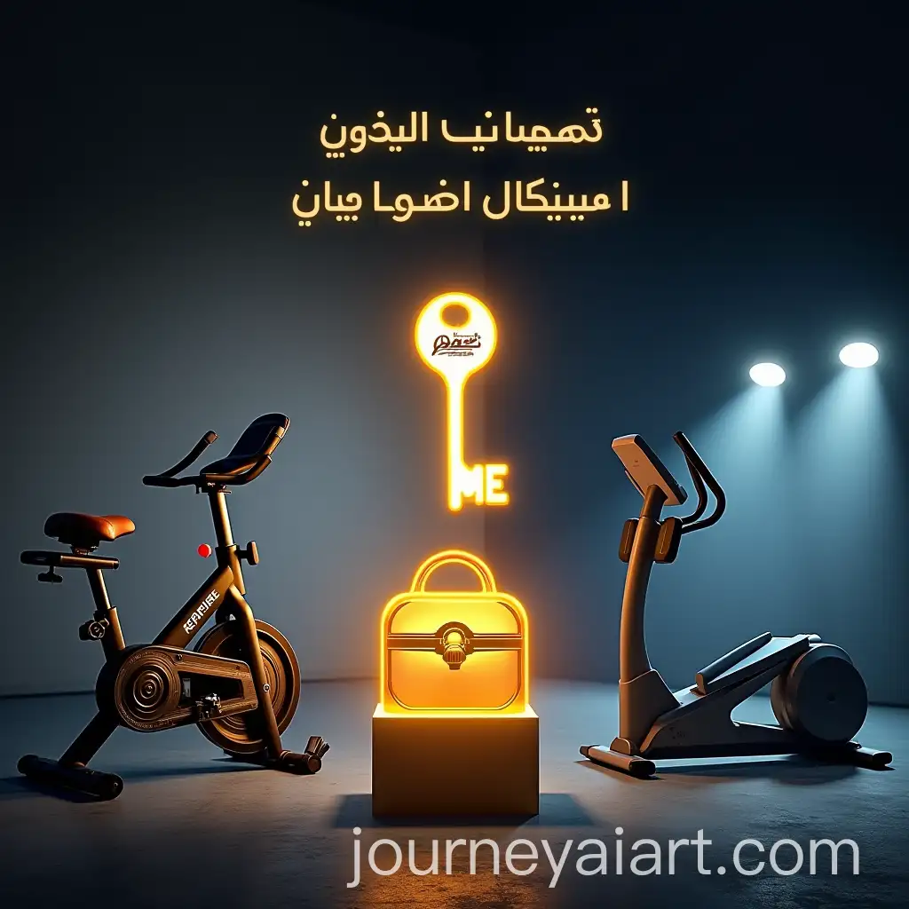 Fitness-Equipment-TradeIn-Service-Advertisement-with-Key-Transformation-Concept