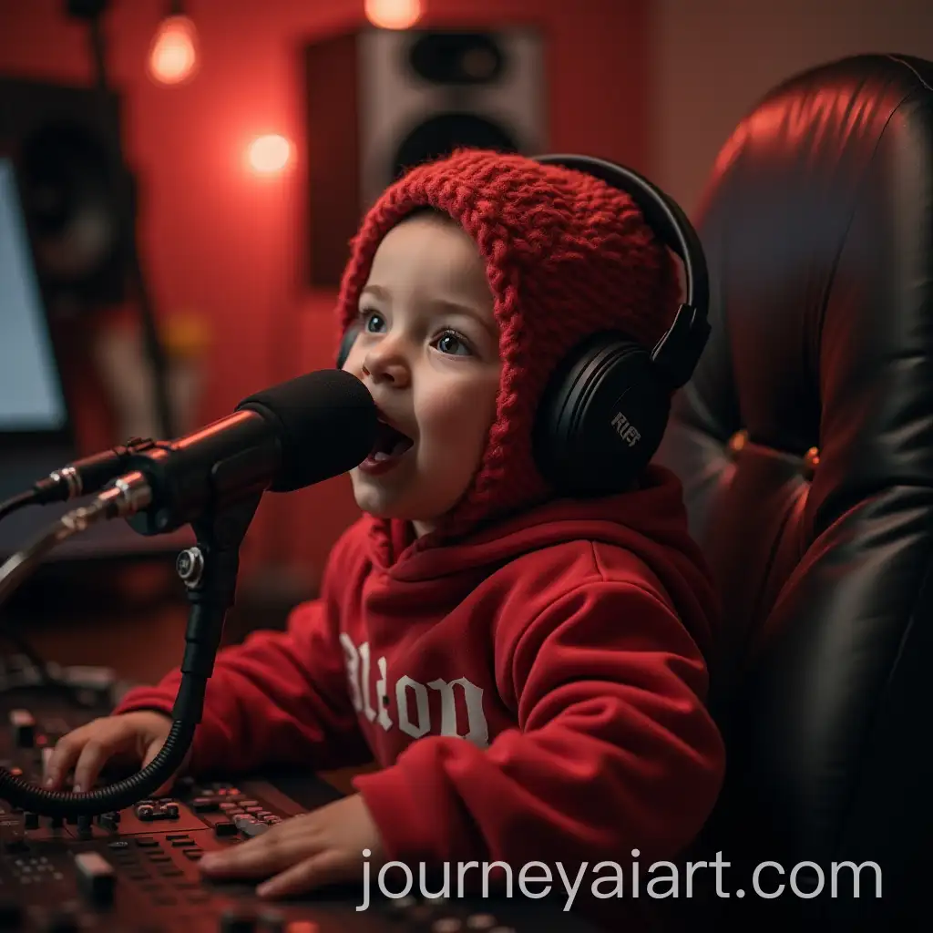 Baby-Rapping-in-a-Rapper-Studio-HipHop-Vibes