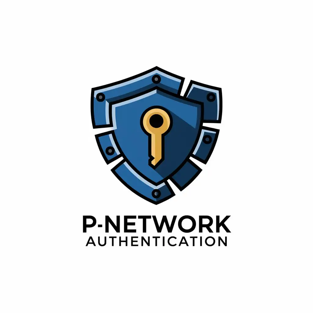 LOGO Design for PNETWORK AUTHENTICATION ITSecurity Symbol in Technology Industry