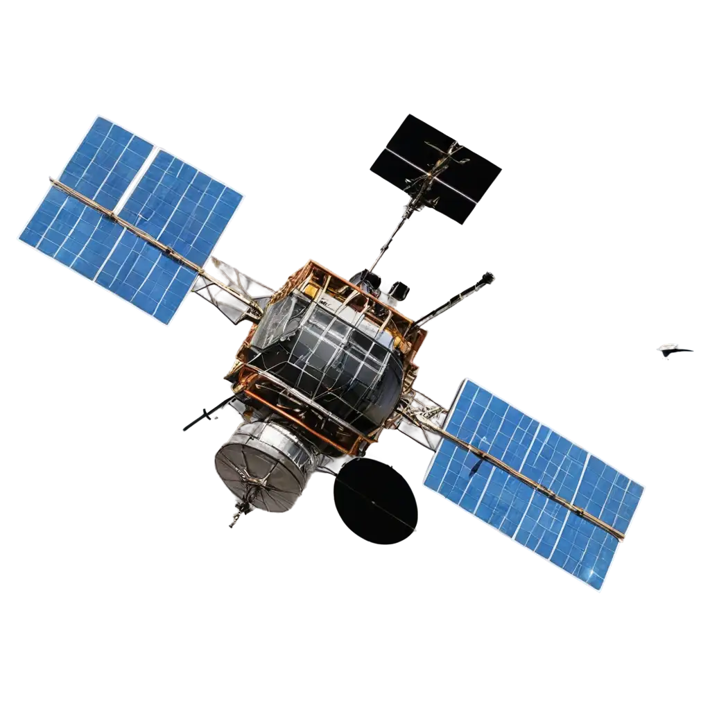 Realistic-Telecom-Satellite-PNG-Image-Advanced-Visualization-for-Satellite-Communication