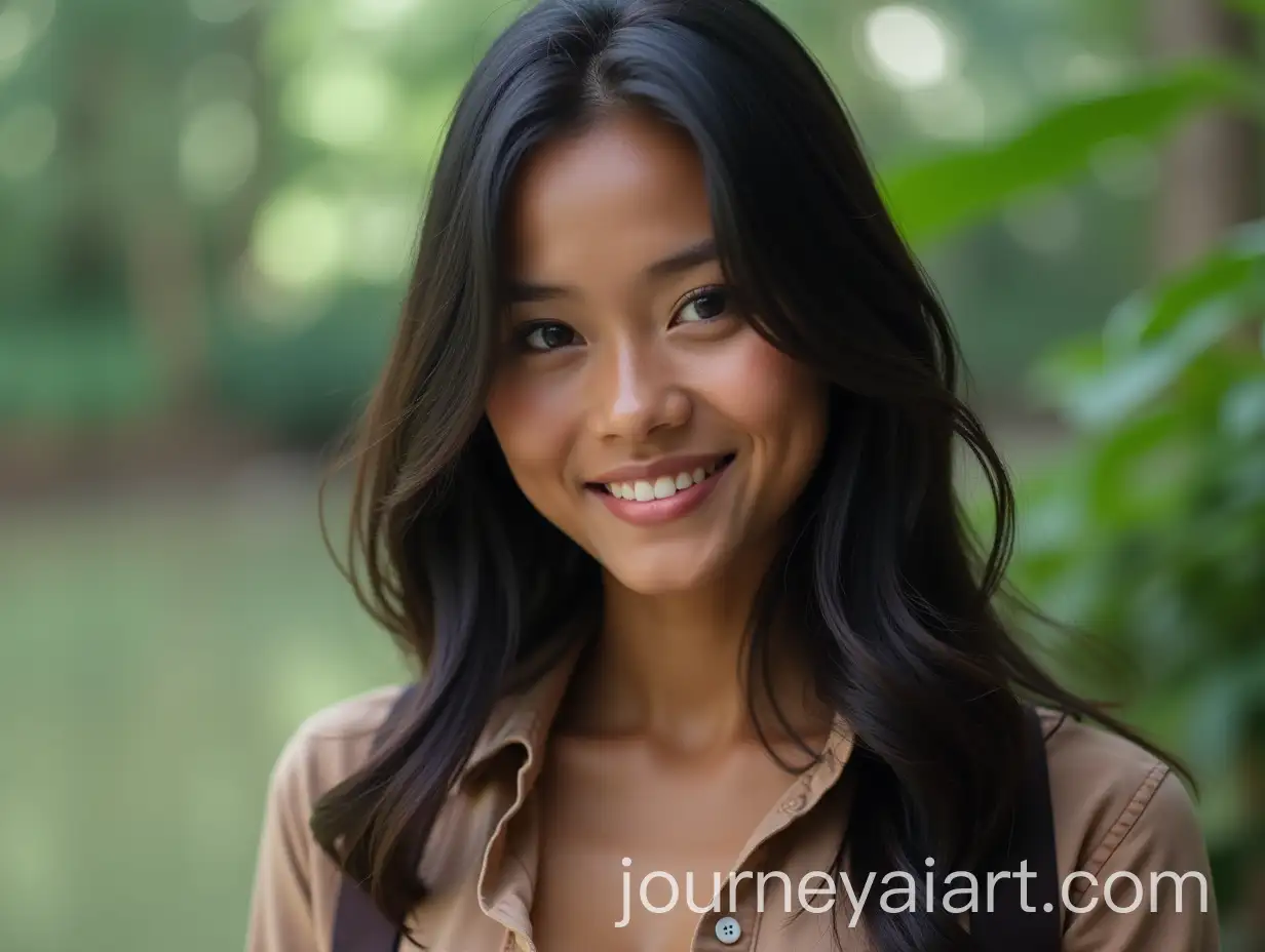 Beautiful-Indonesian-Woman-from-East-Kalimantan-with-Dayak-Features-in-a-Modern-Outfit
