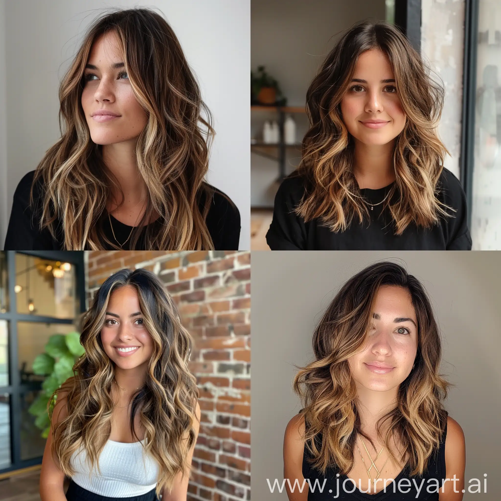 Women-with-Sunkissed-Brunette-Balayage-Hairstyle