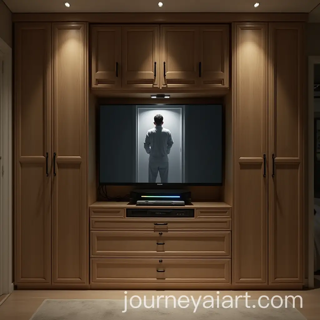 Modern-Wardrobe-with-Gaming-Setup-and-HighDefinition-Screen