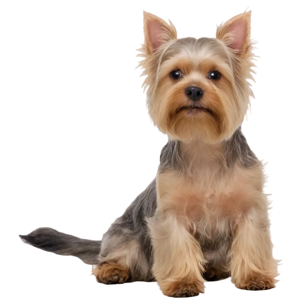 Yorkshire-Terrier-Sits-HighQuality-PNG-Image-for-Pet-Lovers-and-Designers