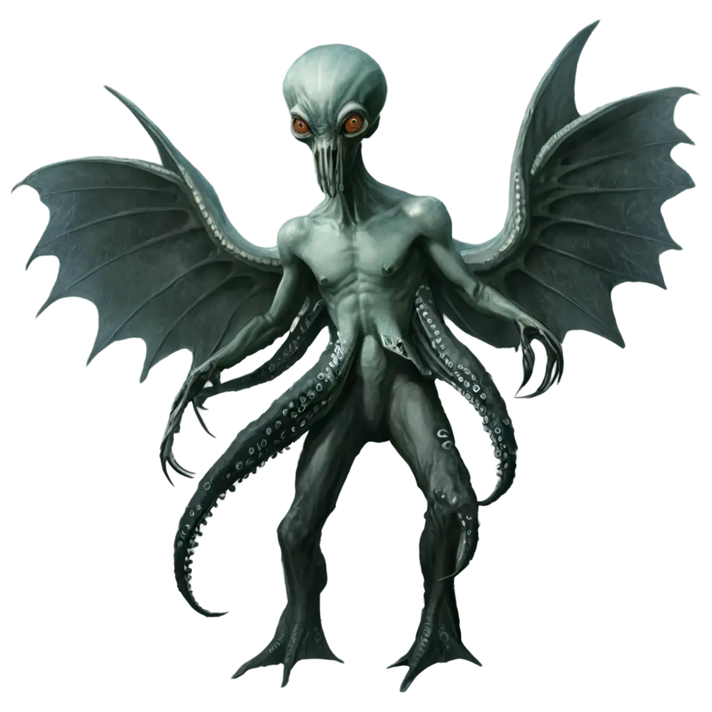 Generate-PNG-Image-of-Alien-with-Octopus-Head-Two-Horns-and-Two-Big-Wings