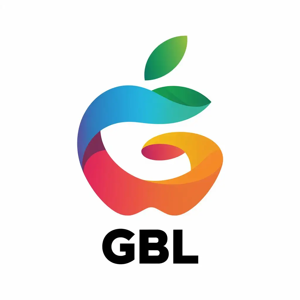 LOGO Design for GBL Colorful Vector Design Inspired by Apple for the Finance Industry