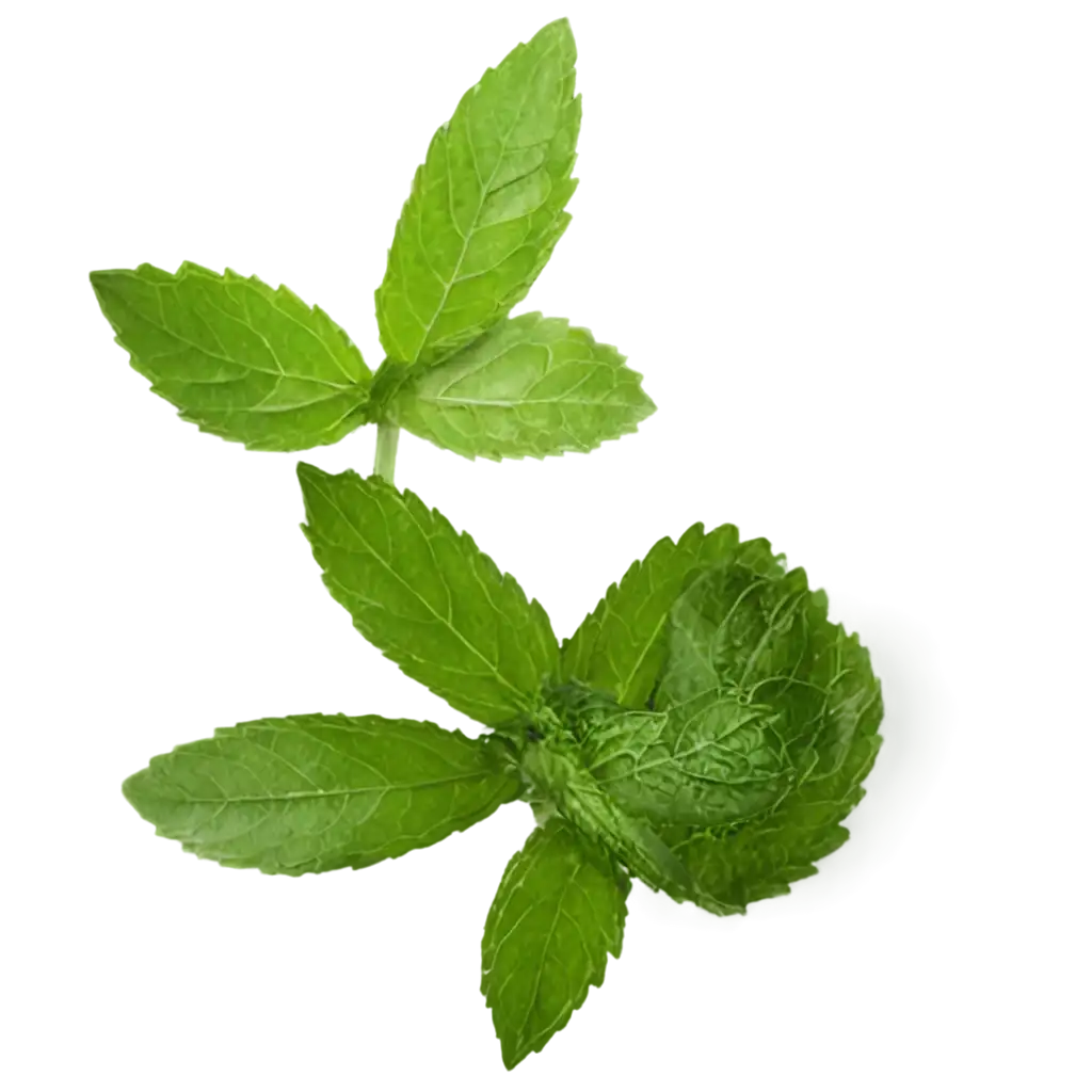 Apple-Mint-Leaves-PNG-Image-HighQuality-Transparent-Format-for-Versatile-Use