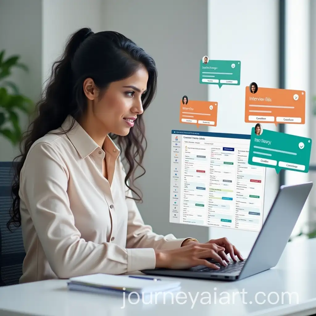 Indian-HR-Recruiter-Managing-Interviews-in-a-Modern-Office-Environment