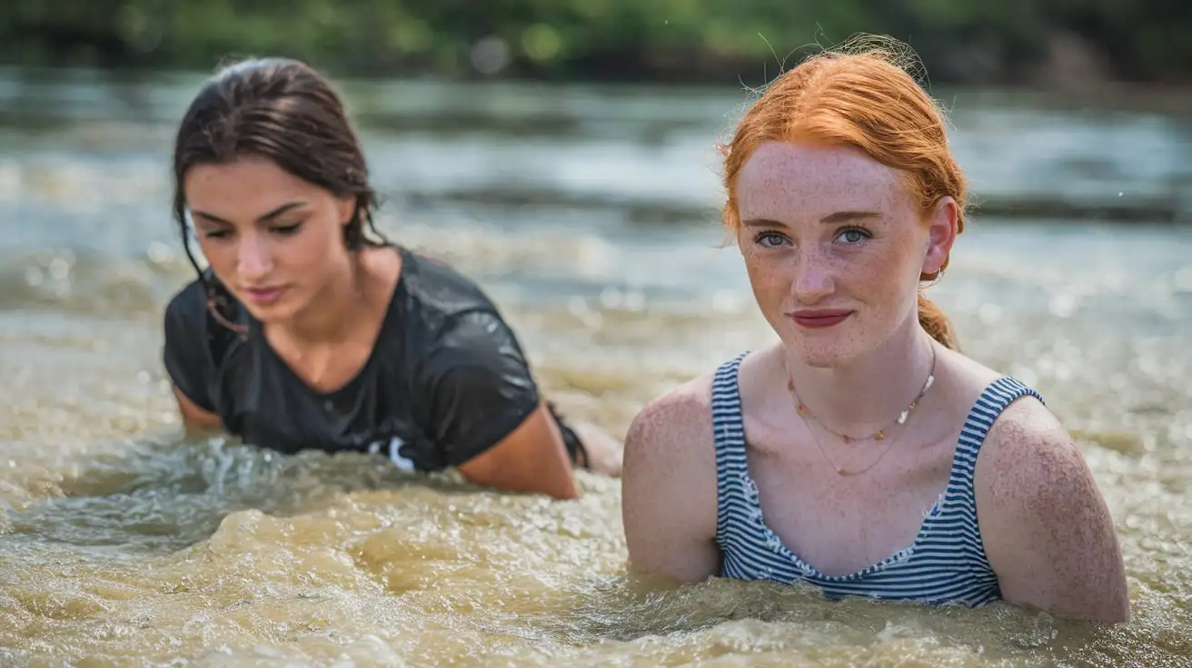 Female Survivors Struggling in Quicksand