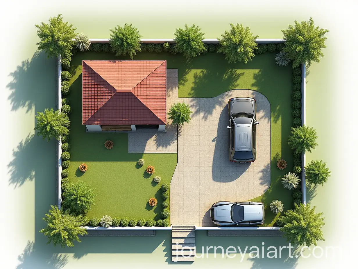 Detailed-Square-Plan-House-Layout-with-Pergola-BBQ-and-Landscape-Features