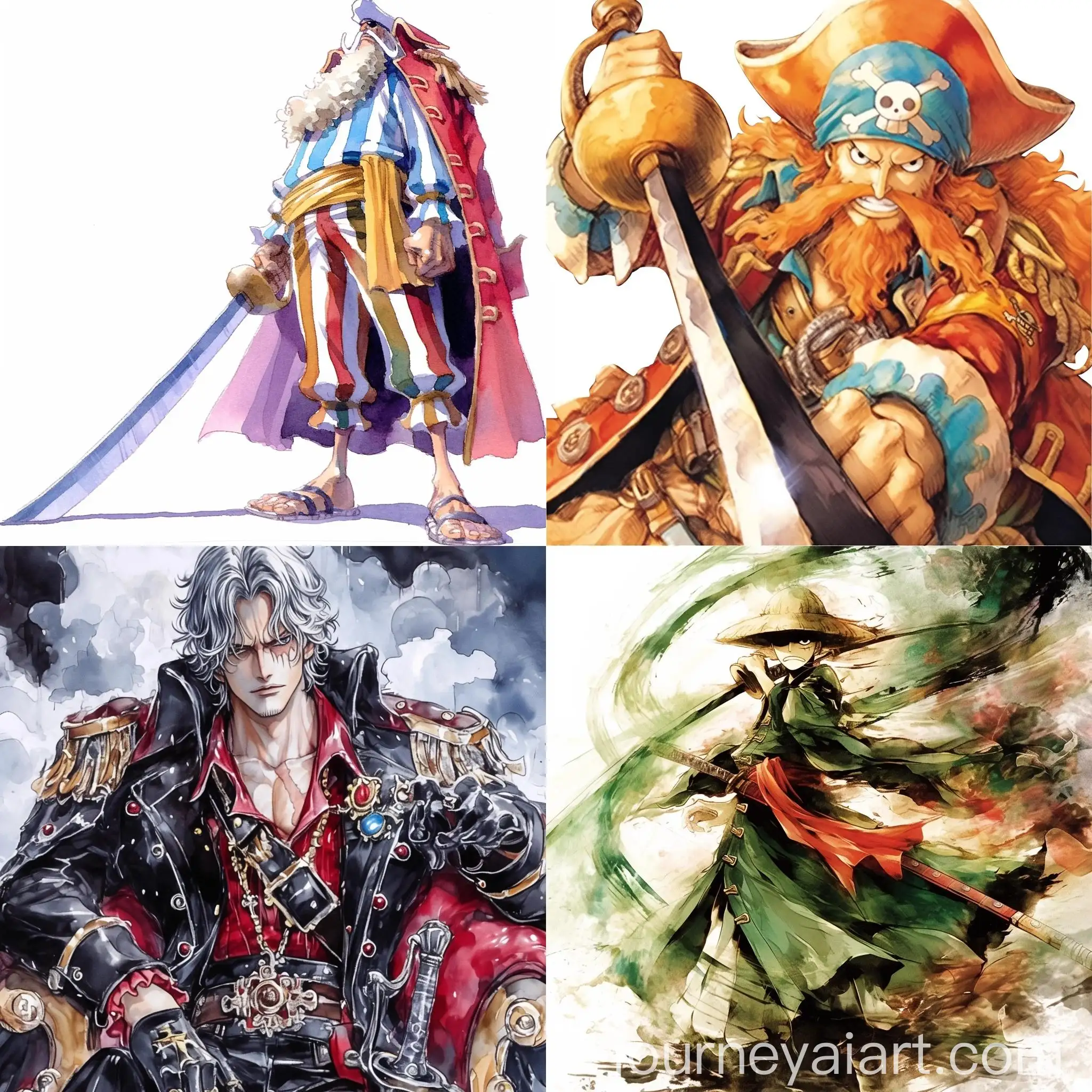 Pirate-Man-with-Sword-Watercolor-Manga-Character