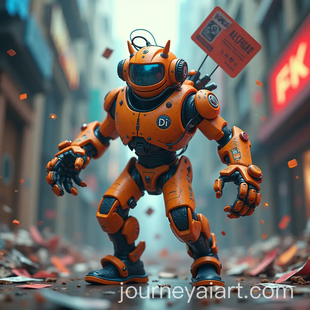Heroic-Cybernetic-Character-HDKProject-Battling-Print-Creatures-in-Urban-Battle-Scene