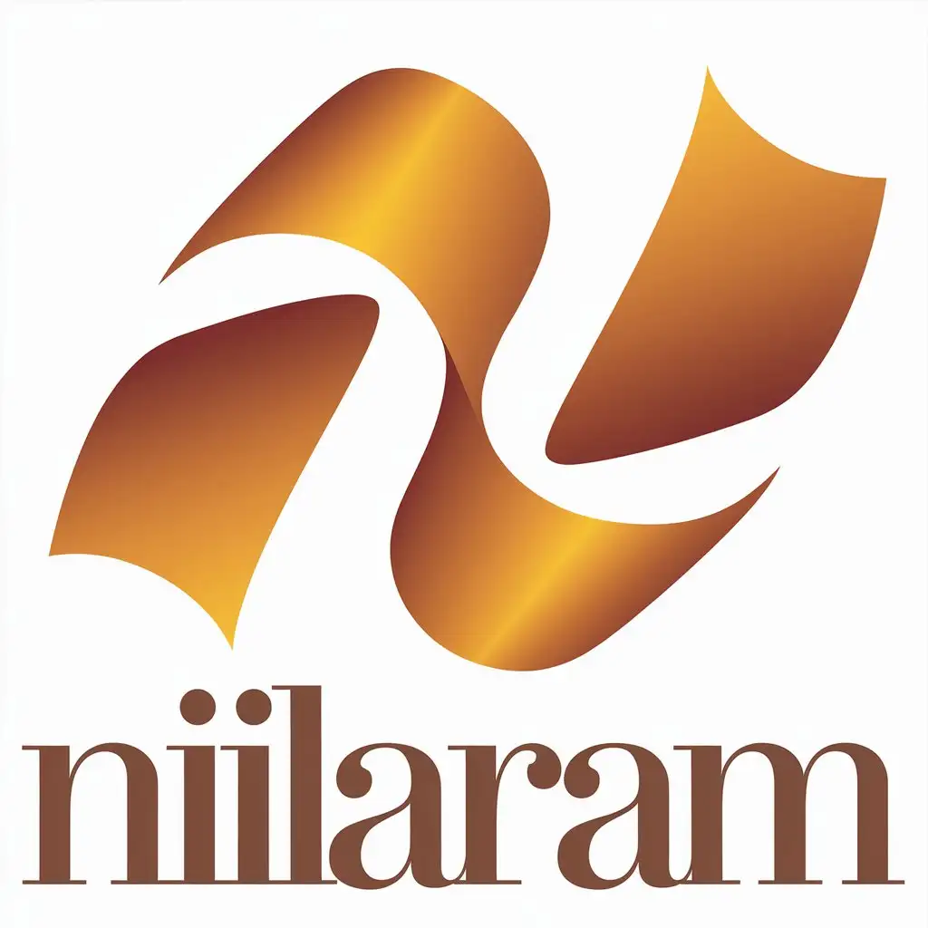 LOGO-Design-for-Nilaram-Minimalist-Style-with-Text-and-Symbol-for-Clothing-Industry