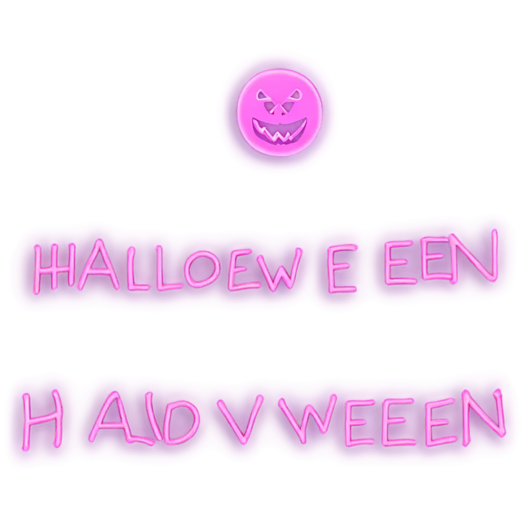 Stunning-Halloween-Themed-Pink-Glossy-and-Glowy-PNG-Font-Design