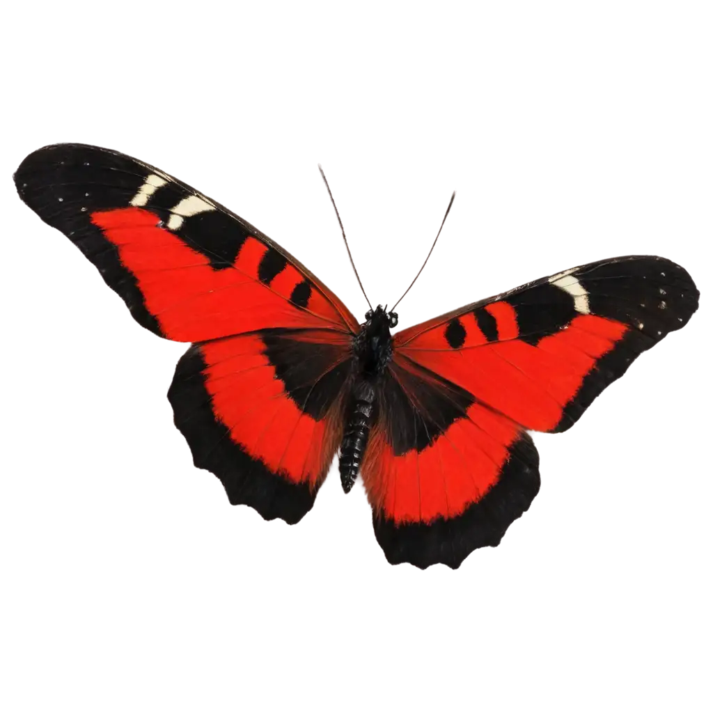 Stunning-Red-and-Black-Butterfly-PNG-Image-for-Various-Creative-Uses