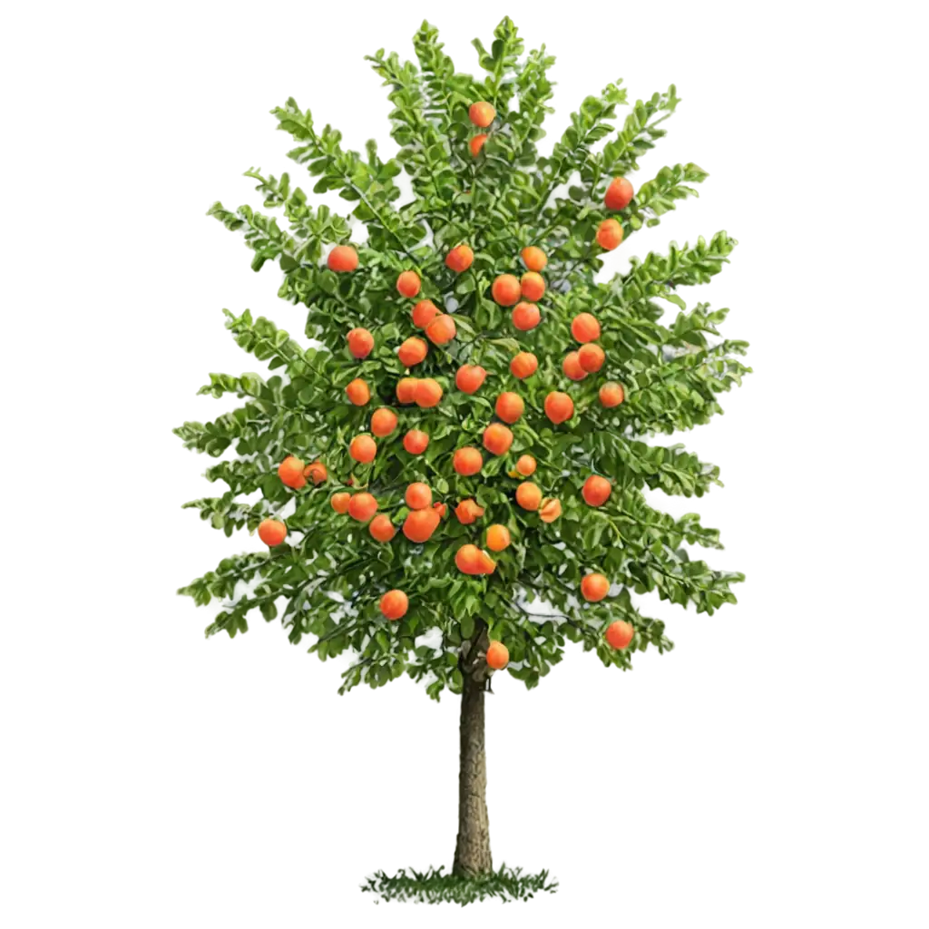 Tree-with-Fruits-PNG-HighQuality-Image-for-Versatile-Applications